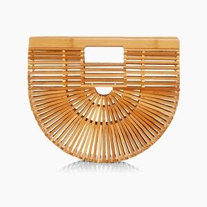 Natural Bamboo Arc Bag